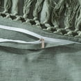 Luxury and Elegant Sage Green Bedding Twin XL 3 Pcs Tassel Bohemian