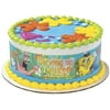 Serving Up Smiles Spongebob Party Prints Edible Cake Image, by A Birthday Place
