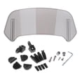 thumbnail image 2 of Motorcycle Windshield Extension Adjustable Clip on Sturdy Accessories Upgraded Heightened Windscreen Spoiler for Motorcycle large gray, 2 of 8