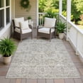 thumbnail image 5 of Addison Rugs Chantille Indoor/Outdoor Traditional Global Ivory Machine Washable Rectangle Rug, 5' x 7'6", 5 of 6
