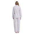thumbnail image 6 of Amaxer Women's Pure Cotton Long Sleeve Notch Collar Pajama Set - Breathable Lightweight Sleepwear , Soft Loungewear for Spring and Summer & Comfort, 6 of 6