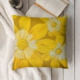 thumbnail image 3 of SHANXI  Spring Pillow Cover  Watercolor Daisy Decorations Seasonal Farmhouse Summer Pillow Case Decor for Sofa Couch 18x18in, 3 of 5