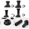 thumbnail image 6 of 10Pcs Black Adjustable Cabinet Legs For Furniture With 2Cm Height Adjustment, 6 of 6