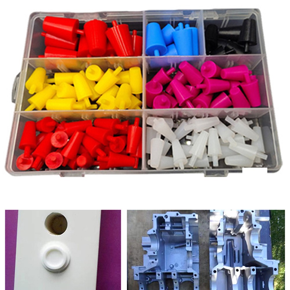 CuiCanfla 60 Pieces Silicone Rubber Plug Combination Kit, High Temperature Silicone Rubber Protection Plug, Silicone Rubber Cone Plug, for Water Immersion, Powder Coating, Hole Covering in Plating CuiCanfla 60 Pieces Silicone Rubber Plug Combination Kit, High Temperature Silicone Rubber Protection Plug, Silicone Rubber Cone Plug, for Water Immersion, Powder Coating, Hole Covering in Plating