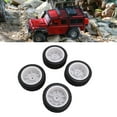 thumbnail image 3 of 4 Pcs Pneus RC Rally pour Voiture Adaptés pour TT01 XV02 70mm Échelle 1:10 Plastique Nylon Moyeu de Roue RC, 3 of 7