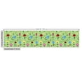 thumbnail image 3 of Ambesonne Meadow Fabric by the Yard Upholstery, Rural Flowers Field on Green, 1 Yard, Green Multicolor, 3 of 5