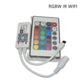 thumbnail image 1 of Inicio DC5V 12V 24V Bluetooth Wireless WiFi Controller RGB / RGBW IR RF LED Controller, 24Key IR RGBW wifi seitruly EL3132-04B, 1 of 2