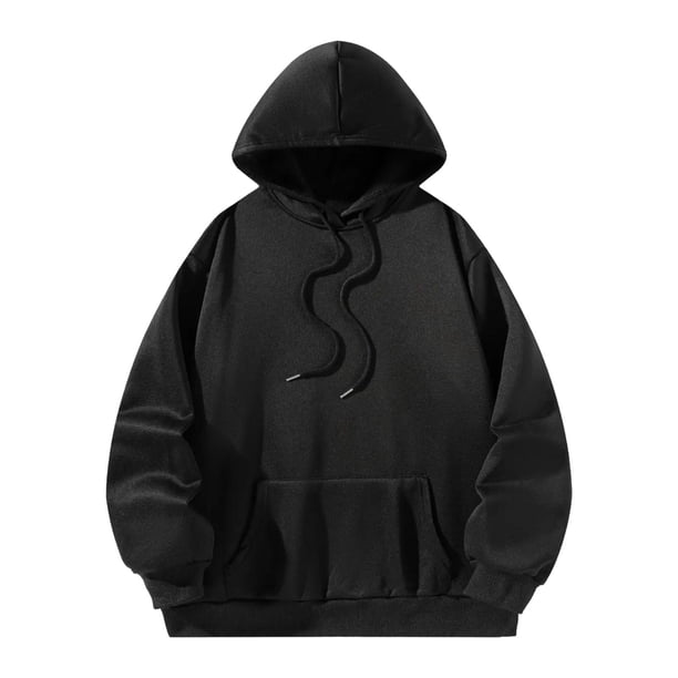 Sudadera con capucha para mujer y hombre, sudadera con capucha para compras, suave, para adolescentes, niñas, deportes, trabajo, moda, viaje, sudadera , negro, xxl