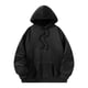 thumbnail image 1 of Sudadera con capucha para mujer y hombre, sudadera con capucha para compras, suave, para adolescentes, niñas, deportes, trabajo, moda, viaje, sudadera , negro, xxl, 1 of 10