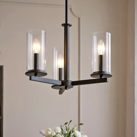 Luxury Transitional Chandelier, Black, UKC20040
