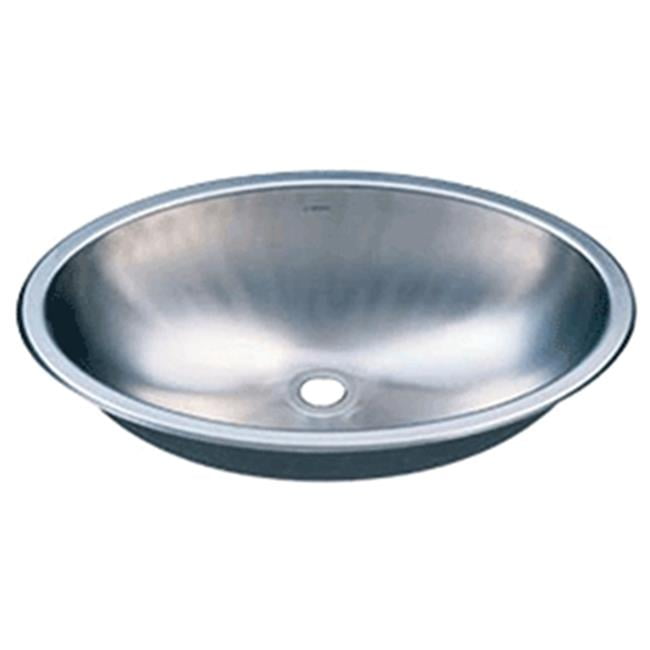 C Tech I Li Sv 14 21 In Stainless Steel Oval Vanity Drop Or Stainless Steel Oval Vanity Drop In Or Undermount Sink