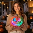 thumbnail image 6 of ICQOVD Halloween Color Changing LED Pumpkin Light,Large Carved Jack O Lantern Decoration for Indoor Outdoor Porch,Yard and Halloween Home Decor, 6 of 6