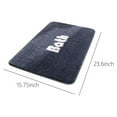 thumbnail image 3 of Ohufall Washable Microfiber Bathroom Rug Non Slip Super Absorbent Quick Dry Bath Mat For Shower Floor, 3 of 5