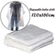 thumbnail image 2 of Capa de peluquería desechable, 50 piezas de capas de salón de peluquería desechables impermeables, delantal de corte de pelo impermeable transparente Adepaton LL-1368, 2 of 8