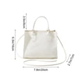 thumbnail image 2 of Crossbody Bag Diamond-Quilted Textured Stylish Shoulder Bag Casual Stitched Squadrate, 2 of 6