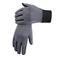 thumbnail image 1 of Men Winter Gloves Comdrip Winter Gloves Thermal Screen Running Cycling Gloves Warm Liners for Men Women Walking Riding Gloves with Touchscreen Fingers Grey L, 1 of 1