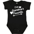 thumbnail image 3 of Inktastic I'm Grandma's Favorite with Arrow and Hearts Boys or Girls Baby Bodysuit, 3 of 5