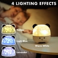 thumbnail image 3 of Luz nocturna para niños, proyector de luz de estrella musical para techo de dormitorio, 6 proyecciones giratorias, lámpara LED recargable para niños pequeños, luz nocturna de guardería para habitació Namotu WMZY-551, 3 of 6