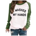 thumbnail image 2 of Nouveaux Hauts pour Femmes 2023 Mode Grande Taille Manches Longues Col Rond Blouse Imprimée Automne Pull Décontracté Hauts Chemise à Manches Longues pour Femmes, 2 of 5