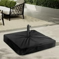 thumbnail image 2 of Patio Umbrella Base Cover for Outdoor Umbrellas Base,Heavy Duty 600D Waterproof Anti-UV,30"L x 30"W x 5"H,Outside Square Umbrella Stand Base Covers (Black), 2 of 5