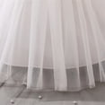 thumbnail image 4 of CIAKGIAF Girls Dress Summer Mesh Fluffy Starry Gradient Casual Round Neck Comfortable Sleeveless Princess Dress White for 18-24 M, 4 of 6