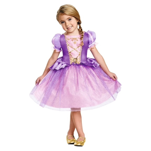 Disguise Toddler Girls' Disney's Tangled Rapunzel  Costume - Size 3T-4T