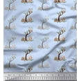 thumbnail image 1 of Soimoi Cotton Poplin Fabric Tree,Mushroom & Owl Kids Decor Fabric Printed Yard 56 Inch Wide, 1 of 1
