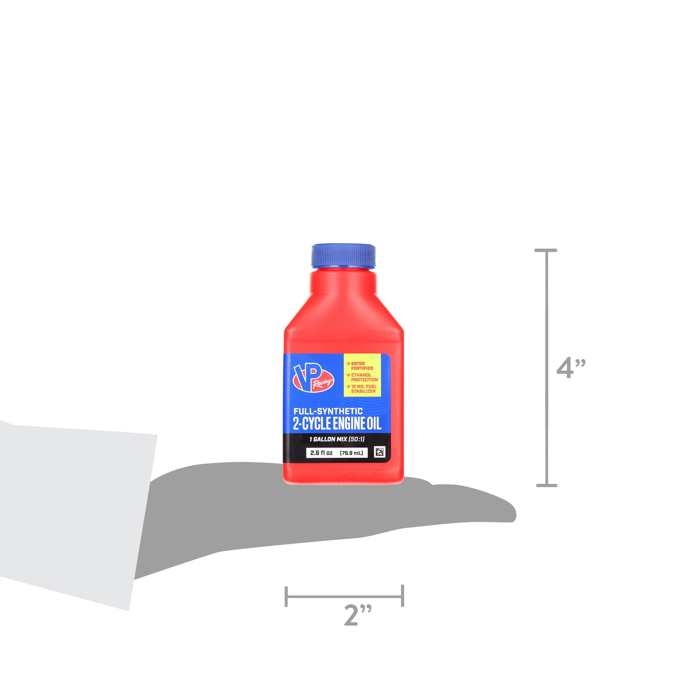 VP Racing Outdoor Power Equipment 2-Cycle Full Synthetic Small Engine Oil 2.6 oz