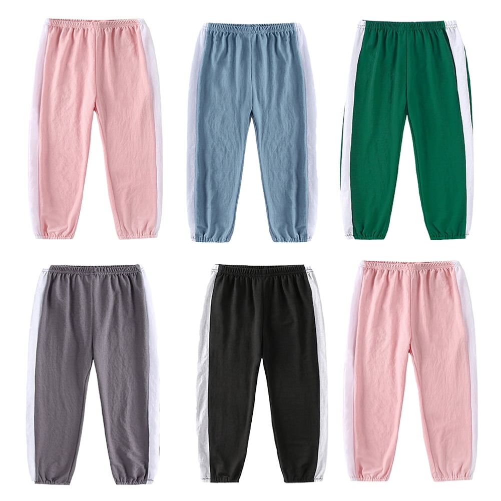 YTDSCS Kids Toddler Jogger Pants for Boys Girls，Unisex Baby Sweatpants Sport Jogger Elastic Waist Spring Fall Sweats Pants Casual Anti-Mosquito Pants for 1-10years Old
