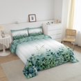 thumbnail image 3 of Erosebridal Tree Eucalyptus Leaves Bedding King Comforter Set,Tree Branches Bedding Sets King with Comforter,Botanical Decor,Reversible,Breathable,3-Piece, 3 of 7