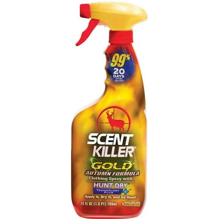 UPC: 0024641012758 | Wildlife Research Center Scent Killer Gold Autumn Formula 24 fl oz Hunting Scent Elimination Spray