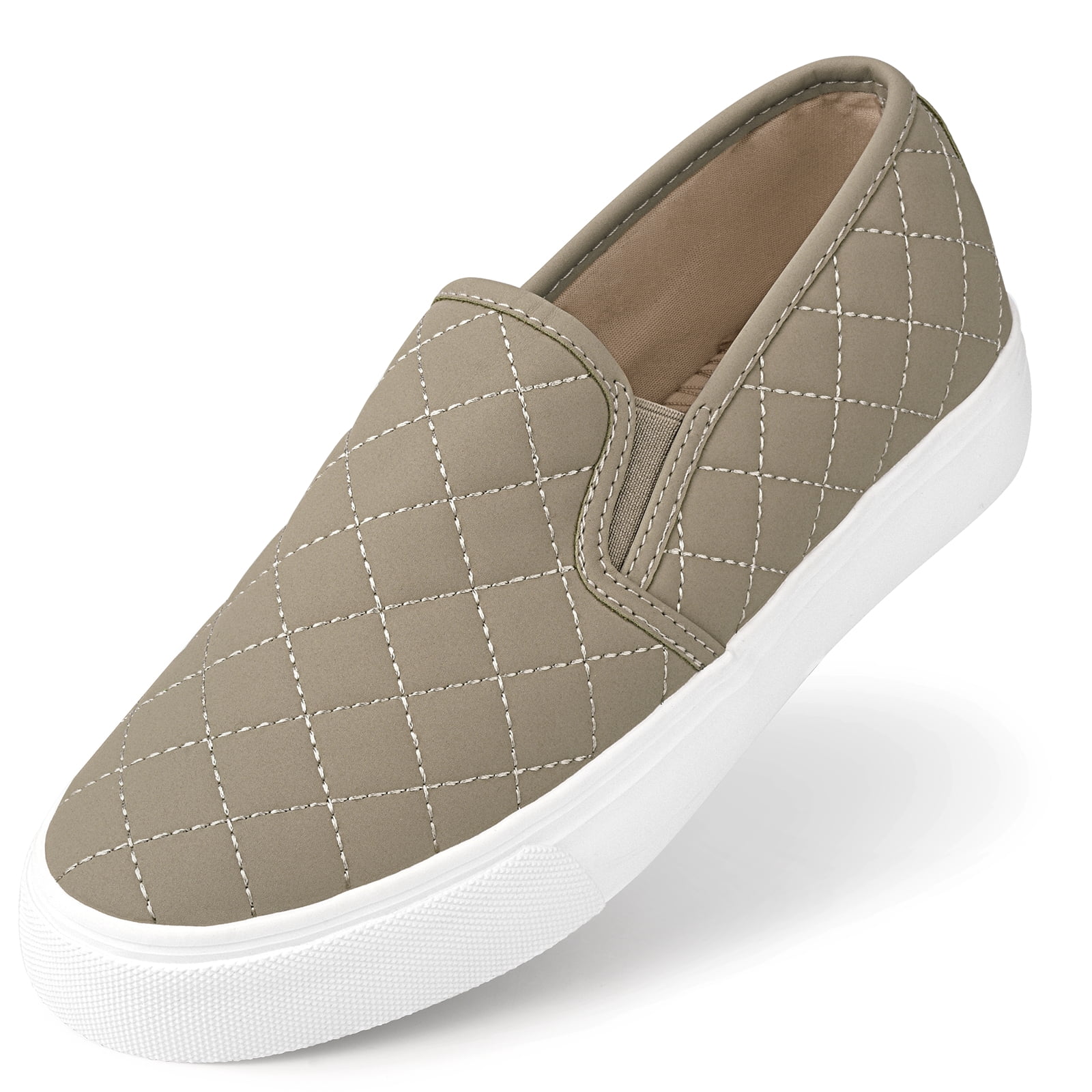 JENN ARDOR Women’s Fashion Sneakers Classic Slip on Flats Comfortable ...