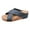 Blue, variant on Fukaraa Platform Wedges Women Wide Width Spring Summer Casual Dressy Sandals