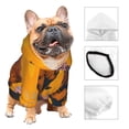 thumbnail image 3 of Honeii Cliff Western Cowboy Print Small Dog Hoodies Pet Hooded Sweatshirts Fall Winter Puppy Cat Sweaters Warm Clothes for Small Dogs Outfits Costume-X-Small, 3 of 7