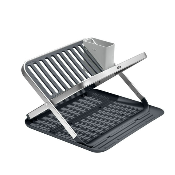OXO Softworks Aluminum Folding Dish Rack