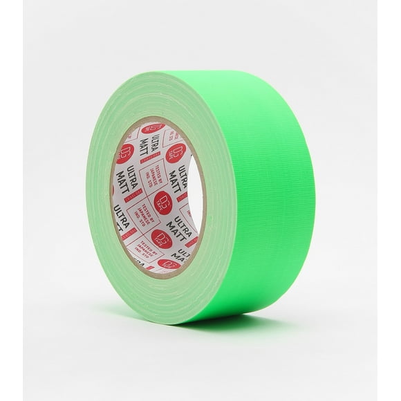 2in X 30ya - Fluorescent Green Gaffer Tape | @ULTRAMATT 76MESH