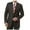 Grey - charcoal, variant on Tasso Elba Mens Solid Two Button Blazer Jacket, Grey, 42 Long