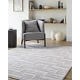thumbnail image 4 of BoutiqueRugs Cormac Contemporary Area Rug - Ivory, White, Light Gray - 5'3" x 7', 4 of 6