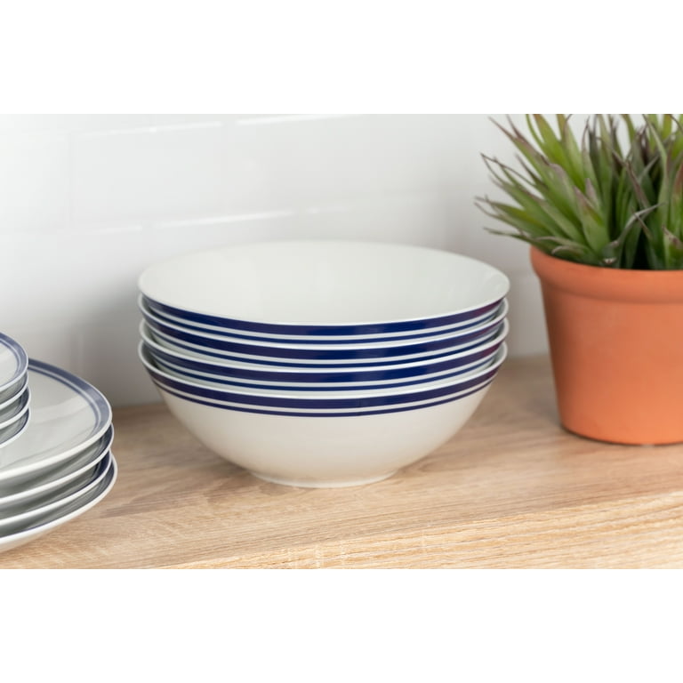 10 Strawberry Street Simply Coupe 16-Piece Ceramic Dinnerware Set
