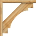 thumbnail image 3 of Ekena Millwork 4"W x 28"D x 28"H Merced Block Rough Sawn Bracket w/ Offset Brace, Western Red Cedar, 3 of 25