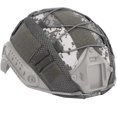 thumbnail image 5 of Helmet Cover Mesh Helmet Cover Accessories for Airsoft Paintball Gear Grey ACU Style Lightweight Durable Design, 5 of 5