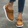 thumbnail image 3 of Rokment Wide Width Slip on Loafers Walking Shoes for Women 2026 Spring Fall Cordurory Comfy Nursing Work Driving Tennis Fashion Sneakers Brown Size 7, 3 of 6