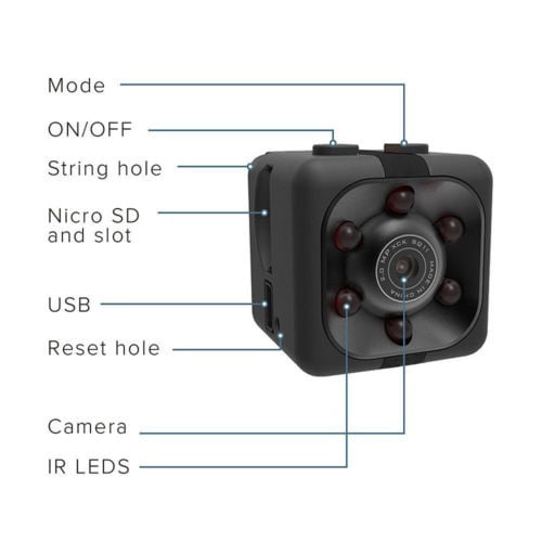 Mini Micro SPY HD Cam Hidden Camera Dice Video USB DVR Recording SpyCam SQ11