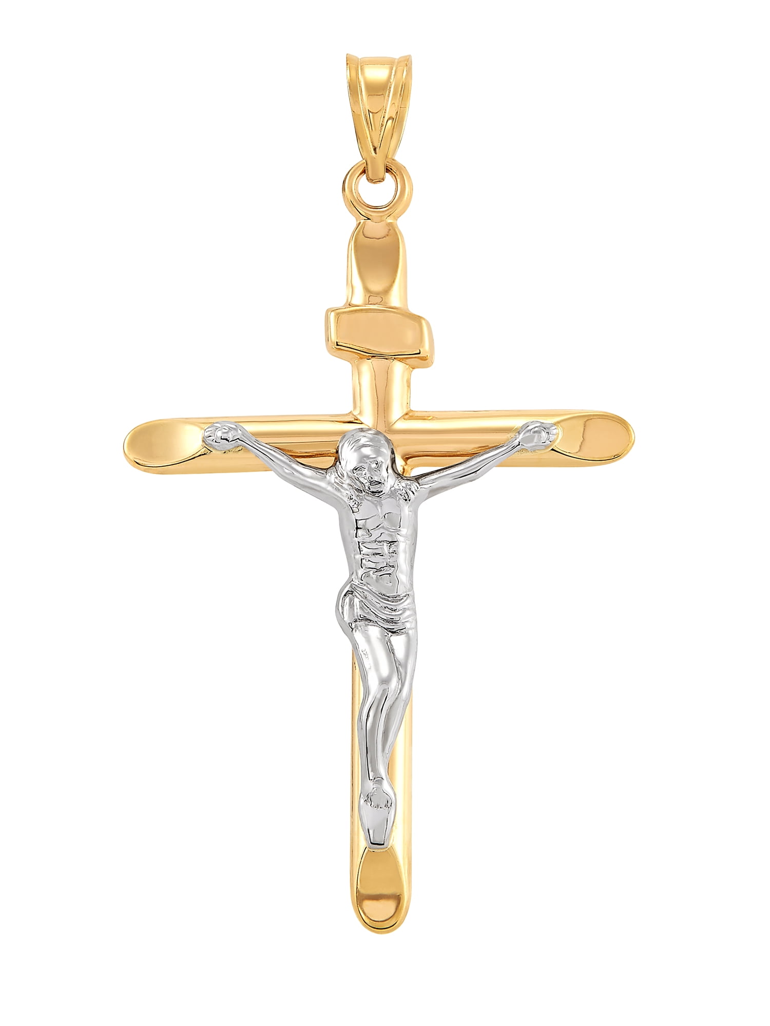 Brilliance Fine Jewelry 10kt Gold Crucifix Charm