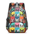 thumbnail image 2 of Boston Terrier Backpack for School,Cute School Bag,Schoolbag with Adjustable Shoulder Straps & Padded Back,16.9 Inch, 2 of 5