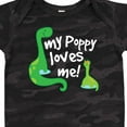 thumbnail image 4 of Inktastic My Poppy Grandpa Loves Me Boys Baby Bodysuit, 4 of 5