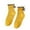 Yellow, variant on HNMKIU Women's Bow Crew Socks Soft Breathable Dress Socks for Girls and Ladies Khaki,One Size