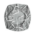 thumbnail image 4 of Funda elástica para silla de oficina, a prueba de polvo, protector de cojín para asiento de silla Gris claro, 4 of 9