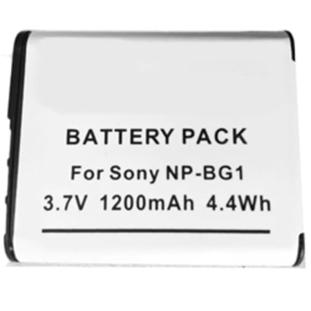 Batteries N Accessories BNA-WB-NPBG1 Digital Camera Battery - li-ion 3.7V 1200 mAh Ultra High Capacity Battery - Replacement for Sony NP-BG1 Battery