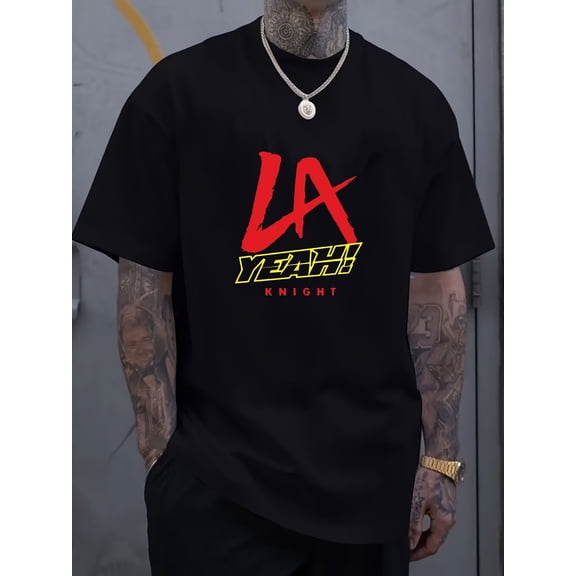LA Yeah Knight Graphic Street Style T-Shirt